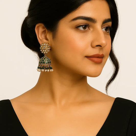 24K Gold-Plated Floral Necklace Set – Elegant Jewelry for Women