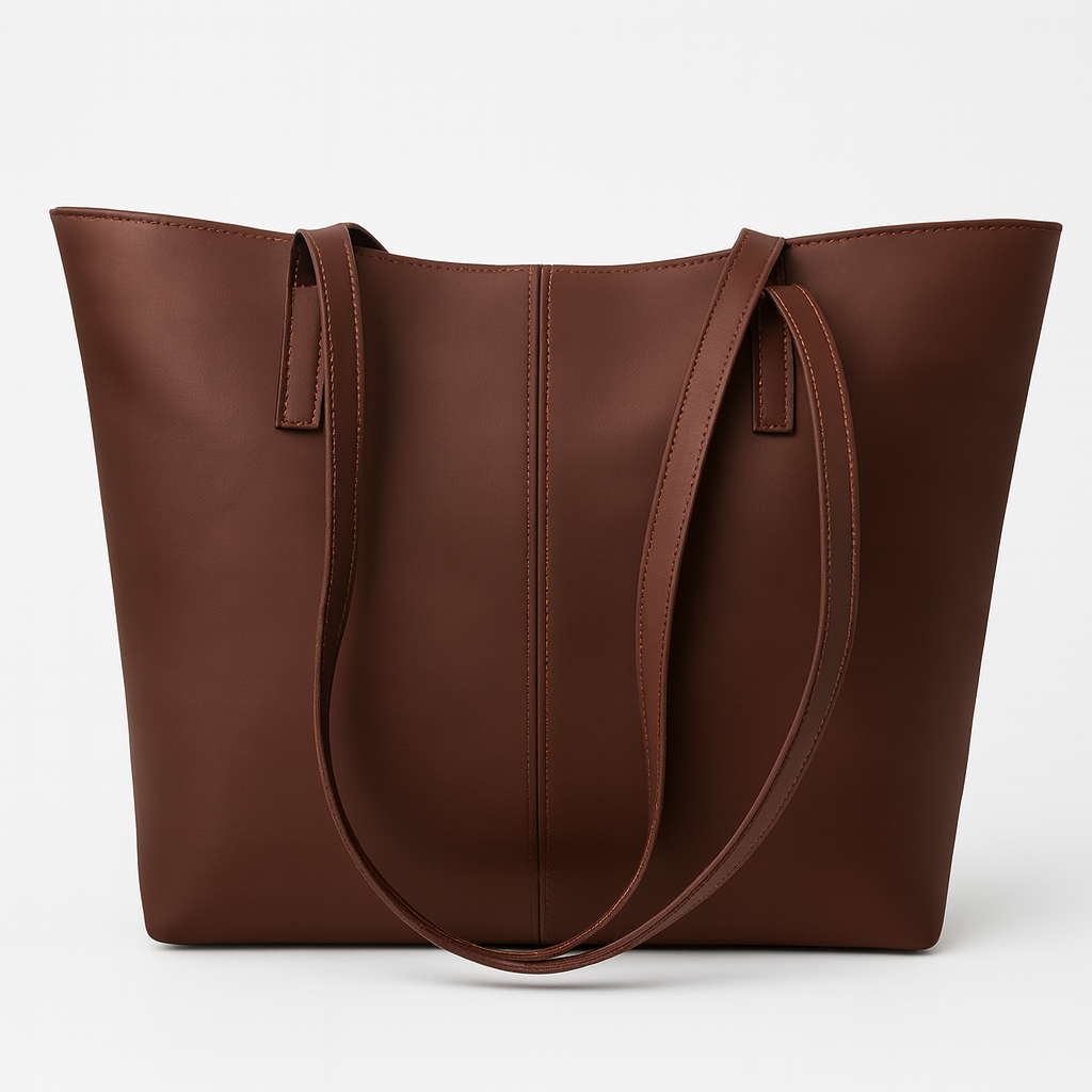 Elegant Large Capacity PU Leather Tote Bag for Women