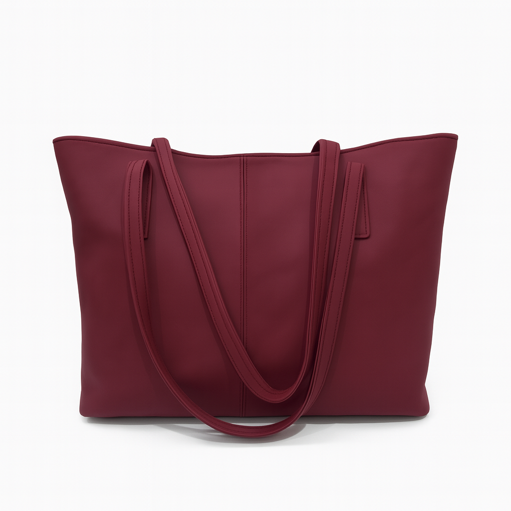 Elegant Large Capacity PU Leather Tote Bag for Women